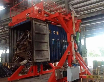 180 градусов контейнер за натоварване и разтоварване на индустриалната част